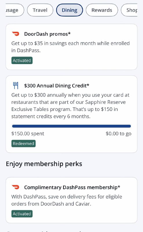 Chase CSR三个月就回本了，可以长期持有了8月份下卡，Edit只用了一次，已经回本了