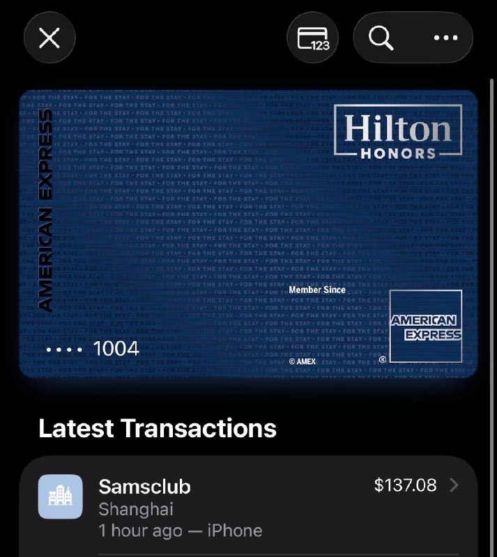 国内刷外卡实测～山姆AMEX (Apple Pay)✅American Express使用Apple Pay支付成功山姆浦东东店 要用可以刷外卡的pos机，直接使用Apple Pay碰一下手机，丝滑支付成功～#信用卡 #amex #aspire #山姆 #外卡 #云居民 #applepay 苹果 #特斯拉 #麦当劳source: 
